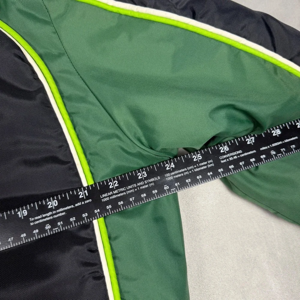 90s Mens Arcticwear Vintage Snowmobile Racing Jacket Green Black Size M